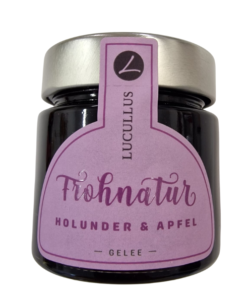 Aufstrich Holunder und Apfel Gelee
